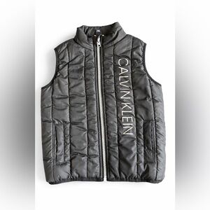 Calvin Klein Kids Black Puffer Vest 3T
